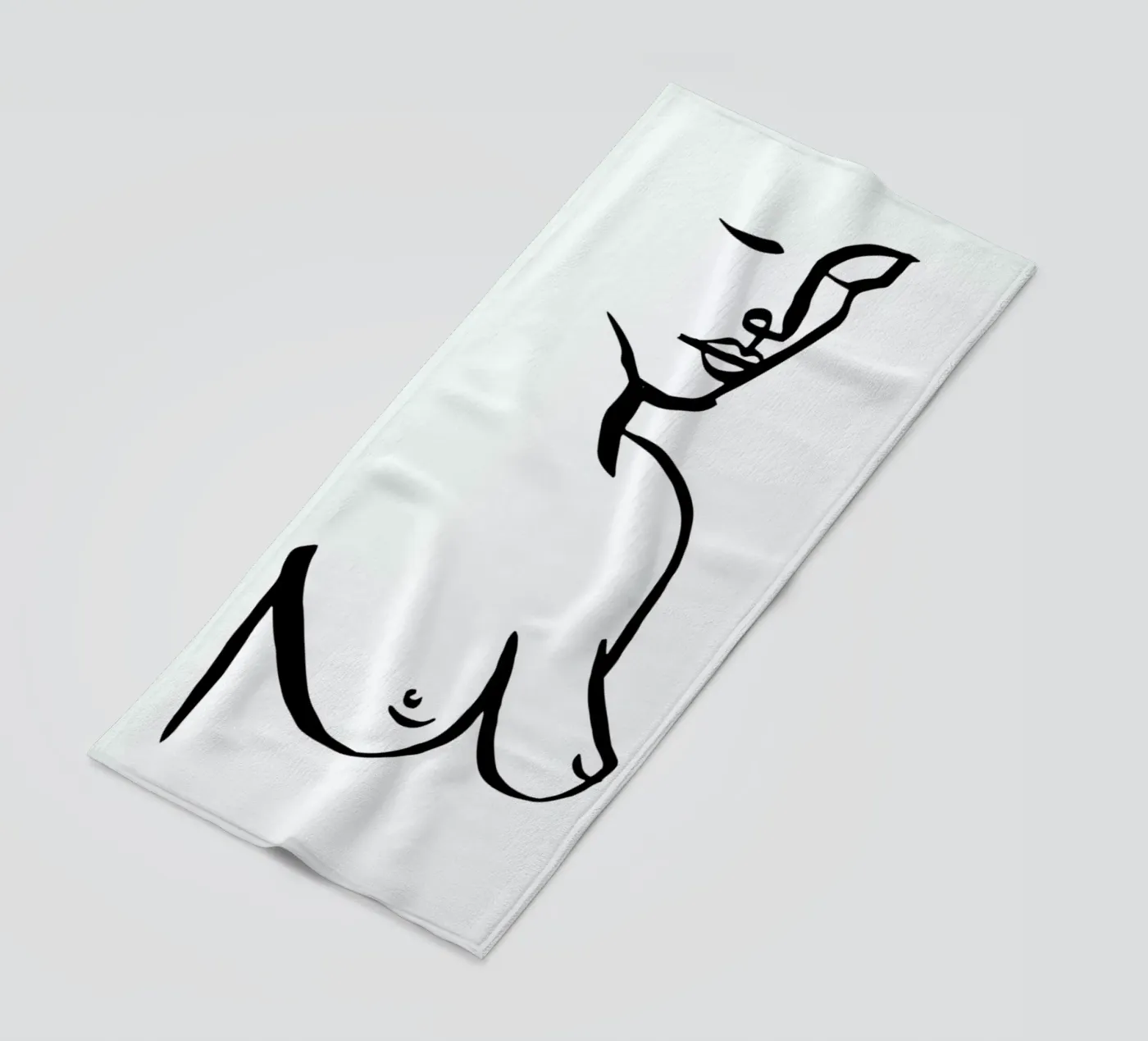 Bust serviette de plage de Ninhol