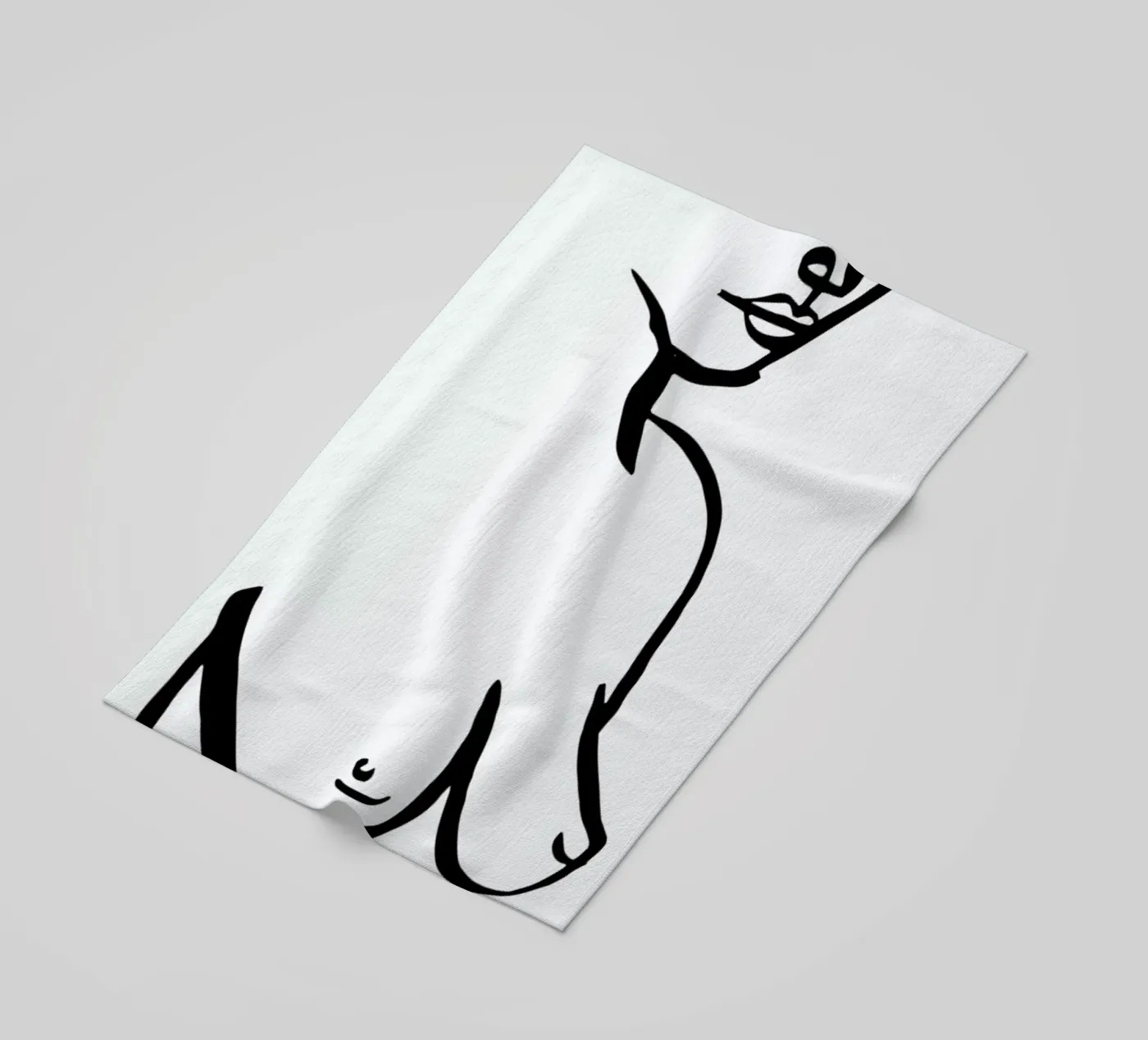 Bust serviette de plage de Ninhol