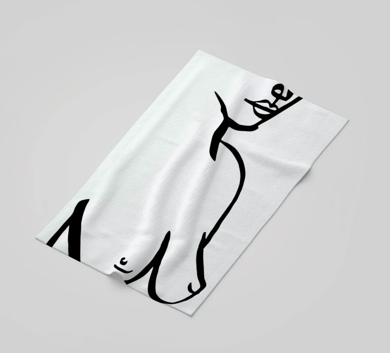 Bust Strandtuch von Ninhol