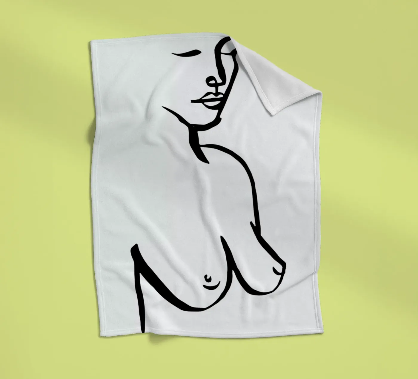 Bust fleecedeken van Ninhol