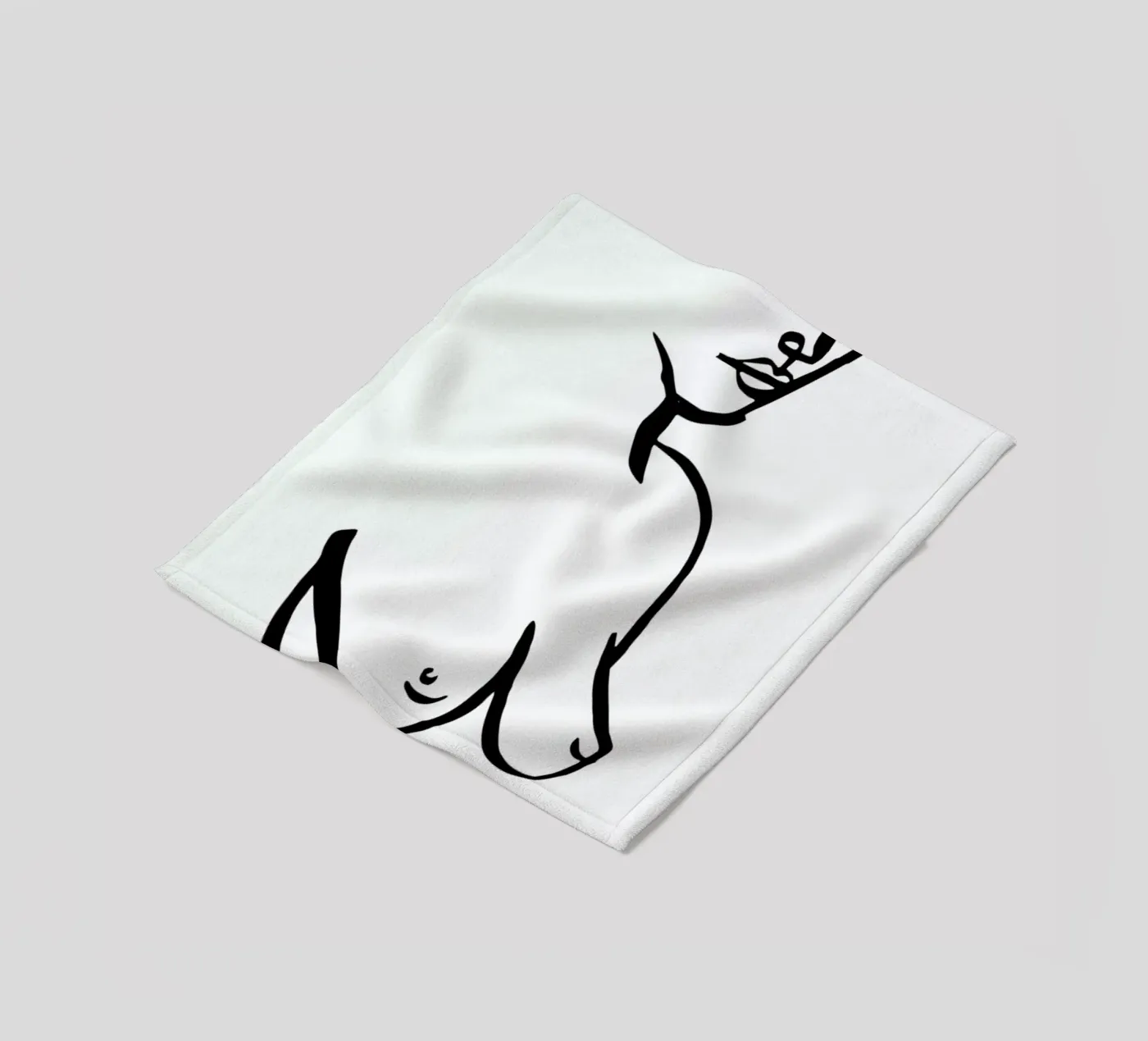 Bust fleecedeken van Ninhol