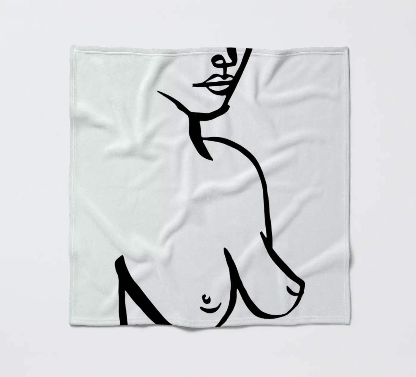 Bust fleecedeken van Ninhol