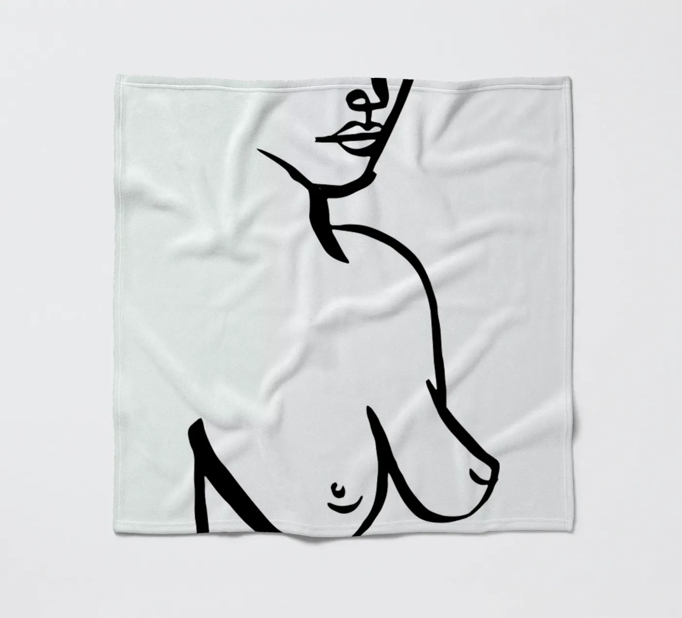 Bust fleecedeken van Ninhol