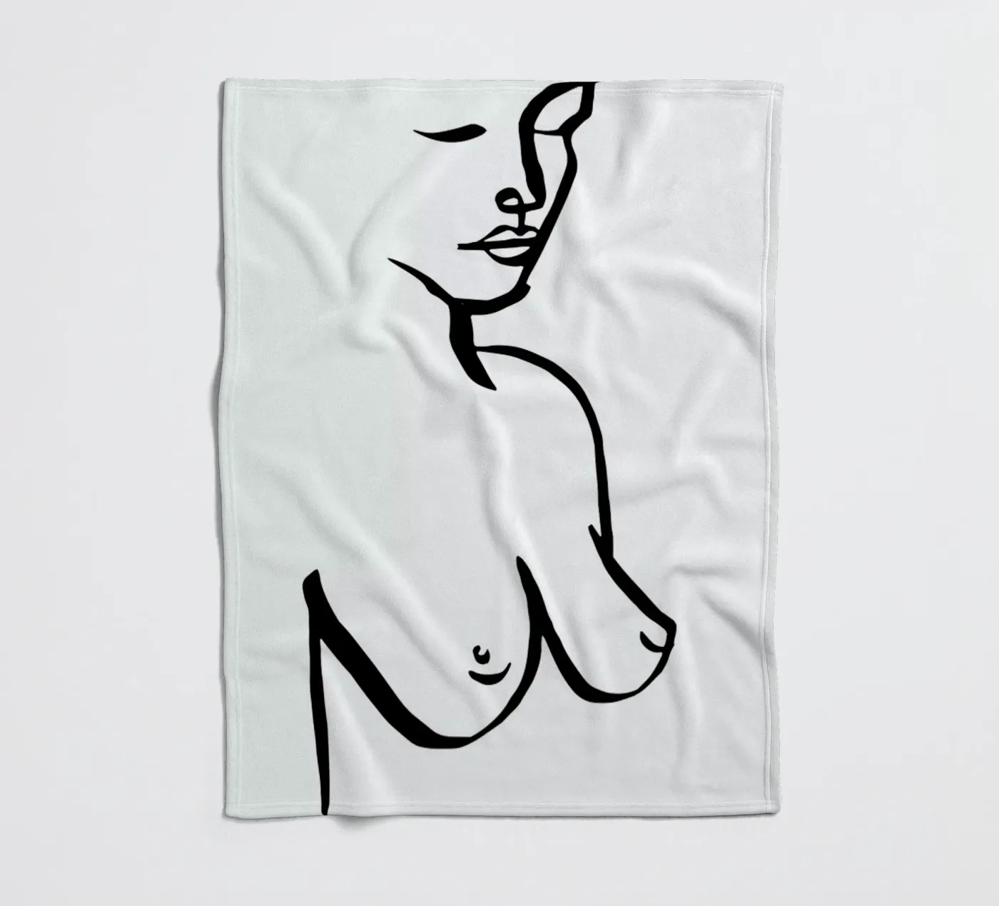 Bust fleecedeken van Ninhol