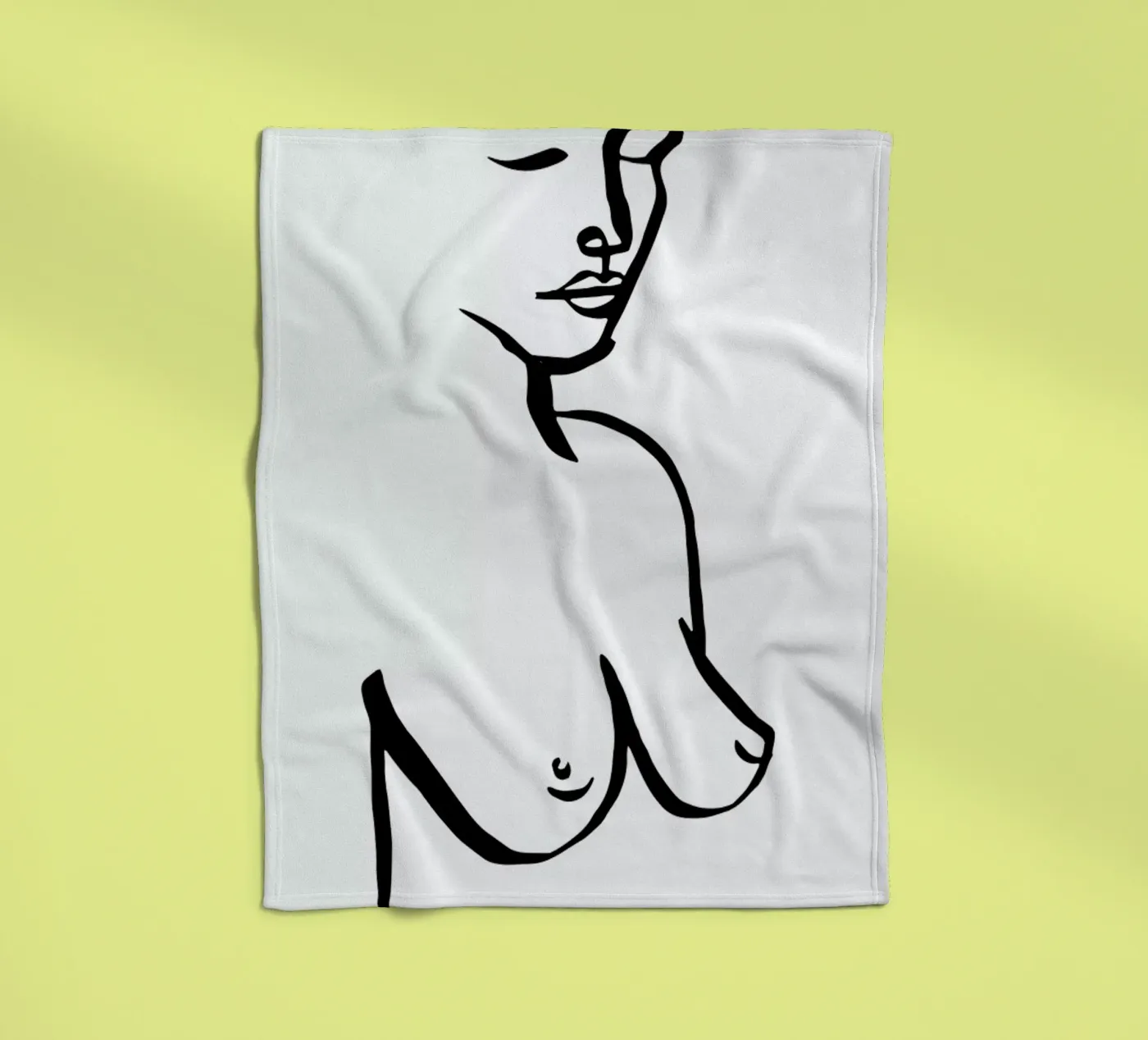 Bust fleecedeken van Ninhol