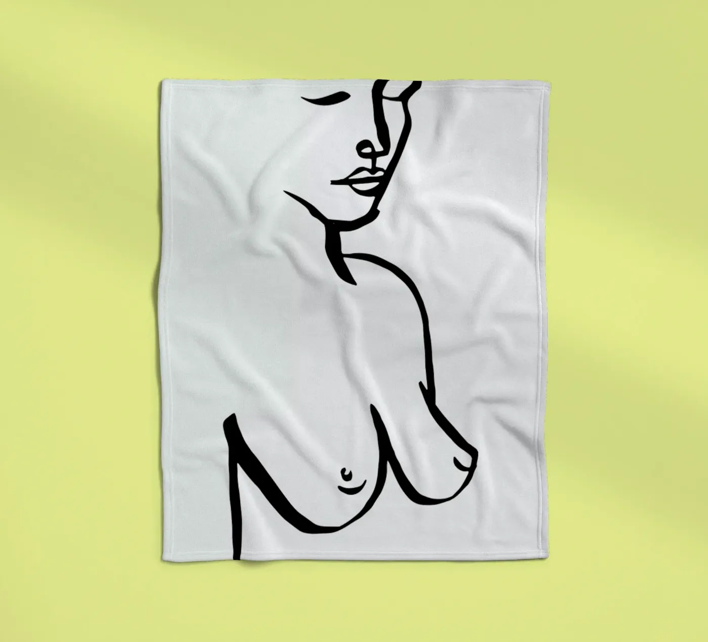 Bust fleecedeken van Ninhol