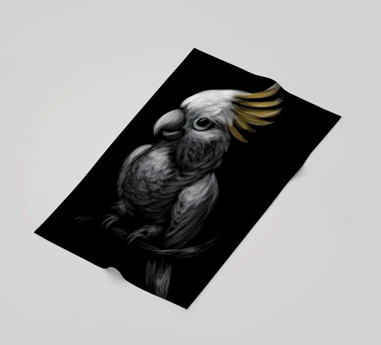 Cacatua dal ciuffo sulfureo telo mare da Delaplane