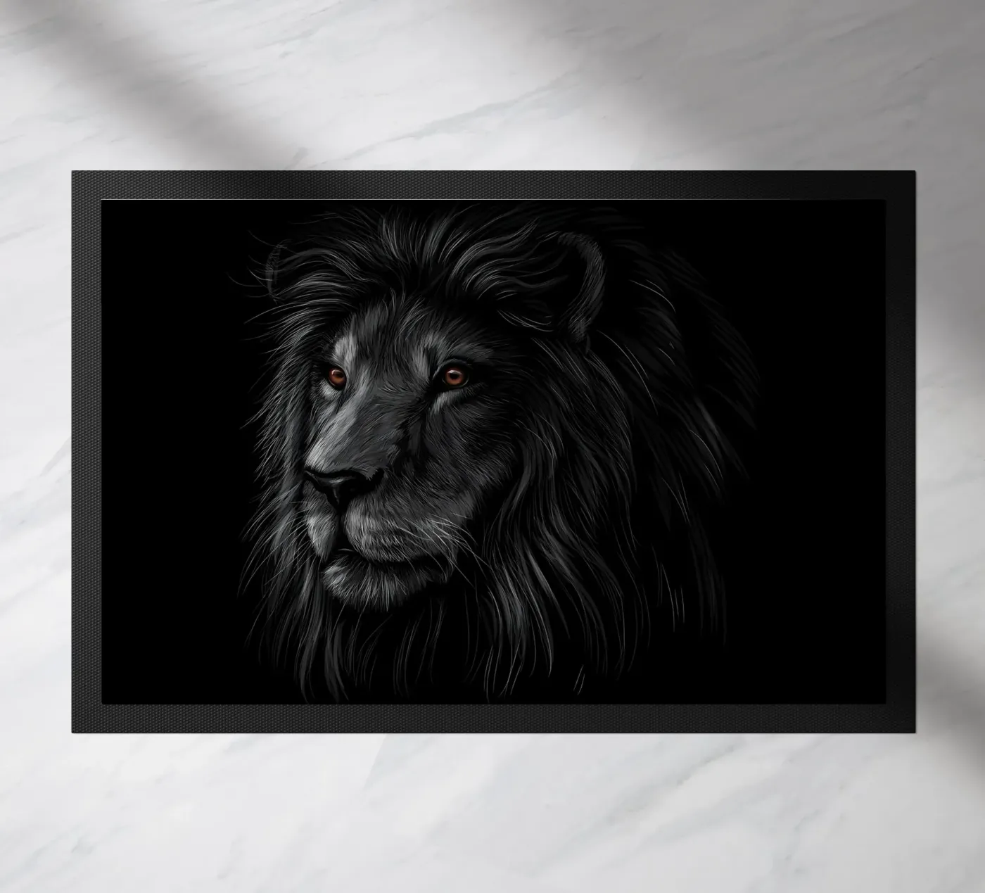 Lion Fußmatte von Delaplane