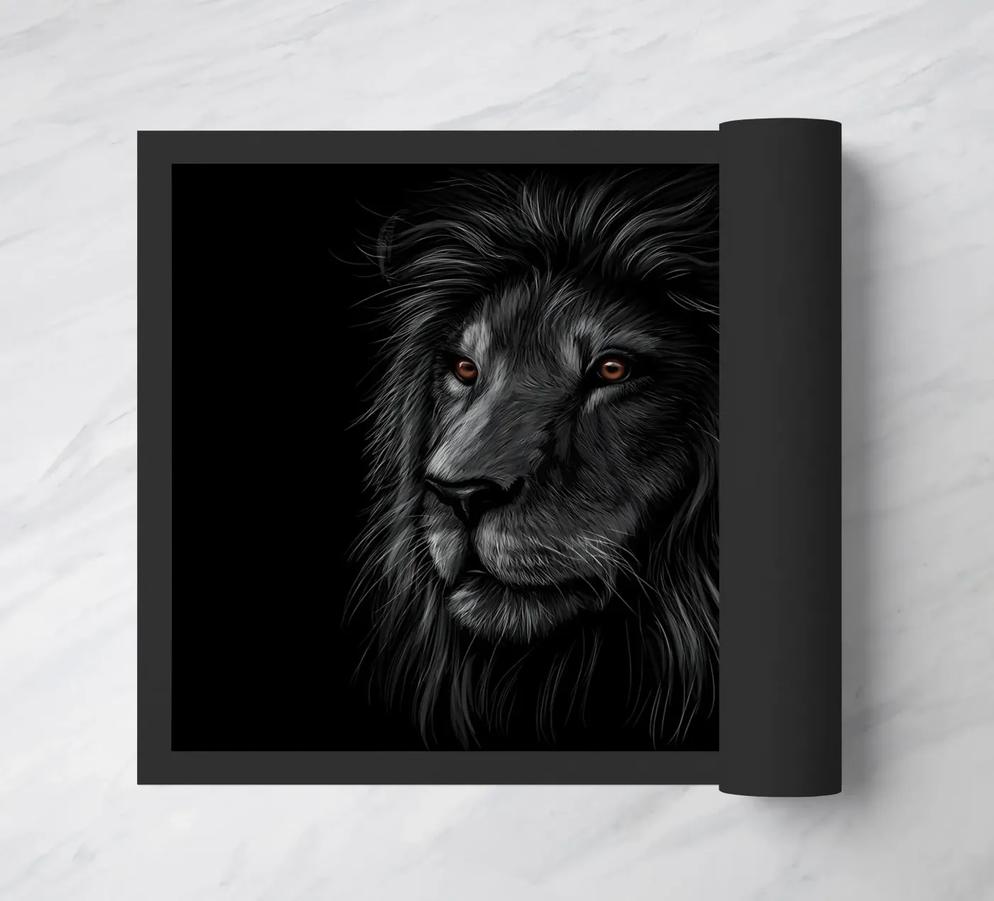 Lion Fußmatte von Delaplane
