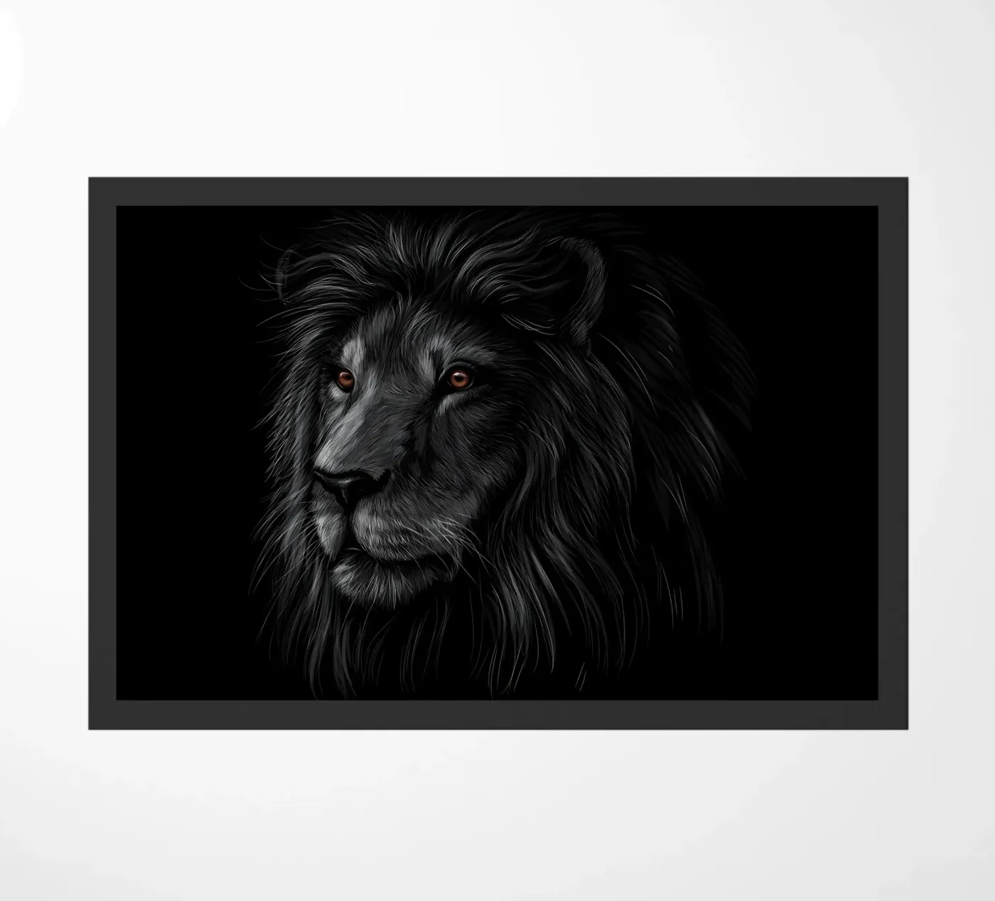 Lion Fußmatte von Delaplane