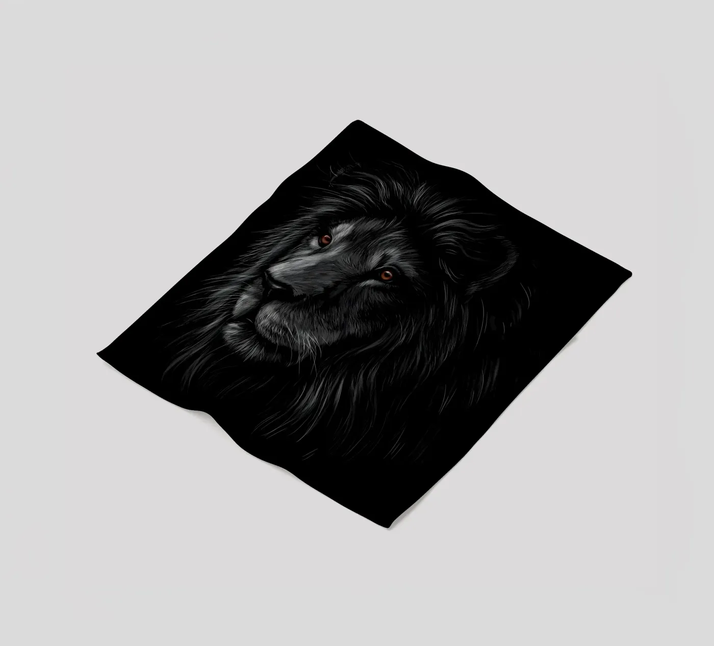 Lion Fleecedecke von Delaplane
