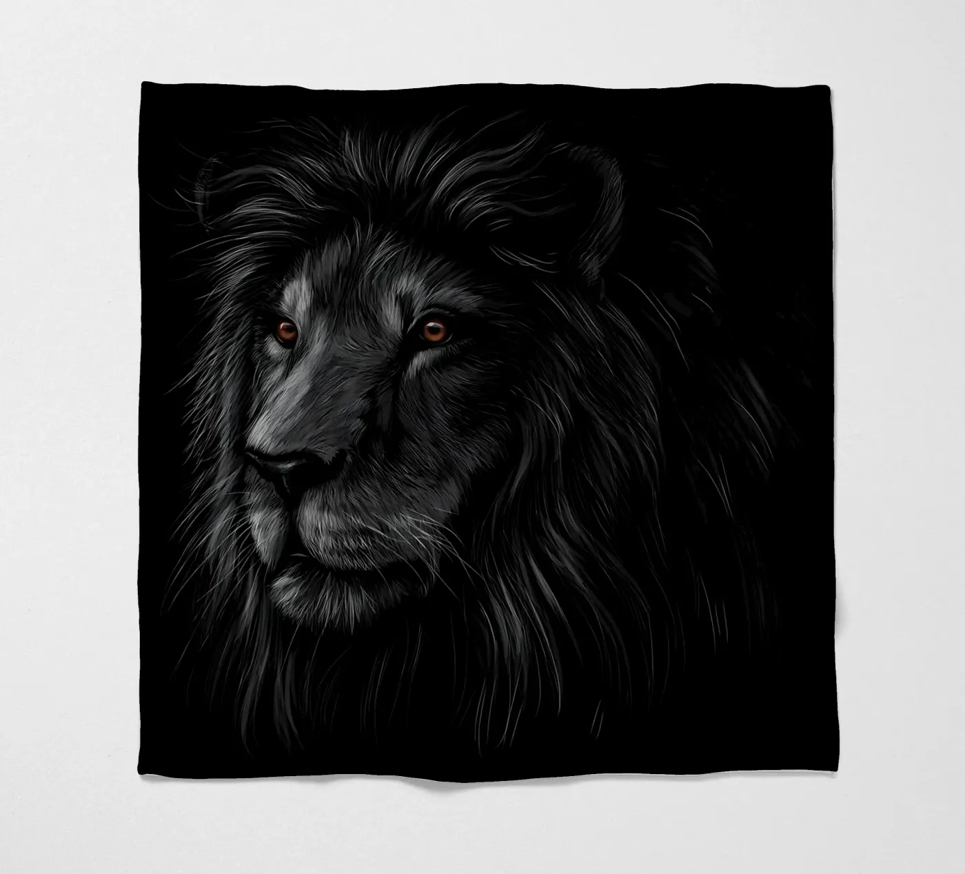 Lion Fleecedecke von Delaplane
