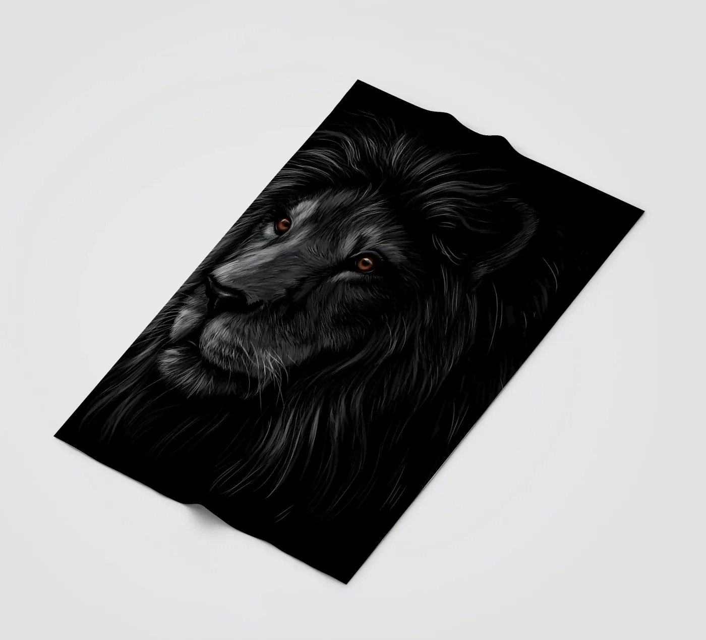 Lion Fleecedecke von Delaplane