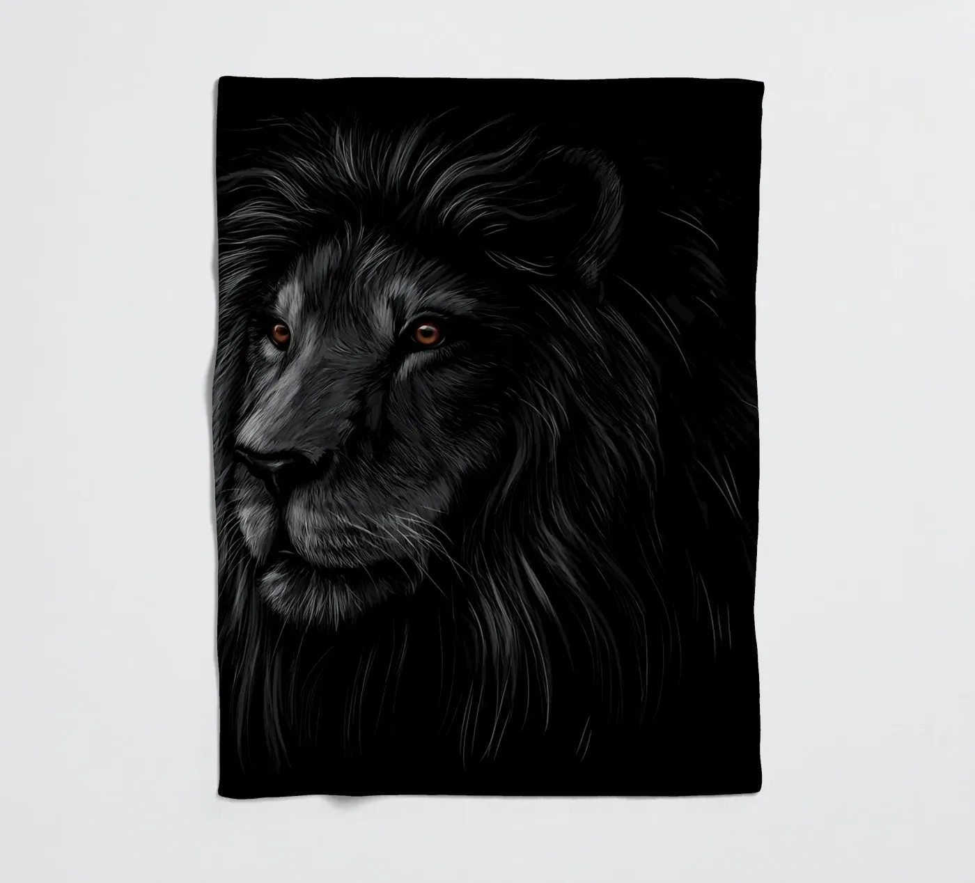 Lion Fleecedecke von Delaplane
