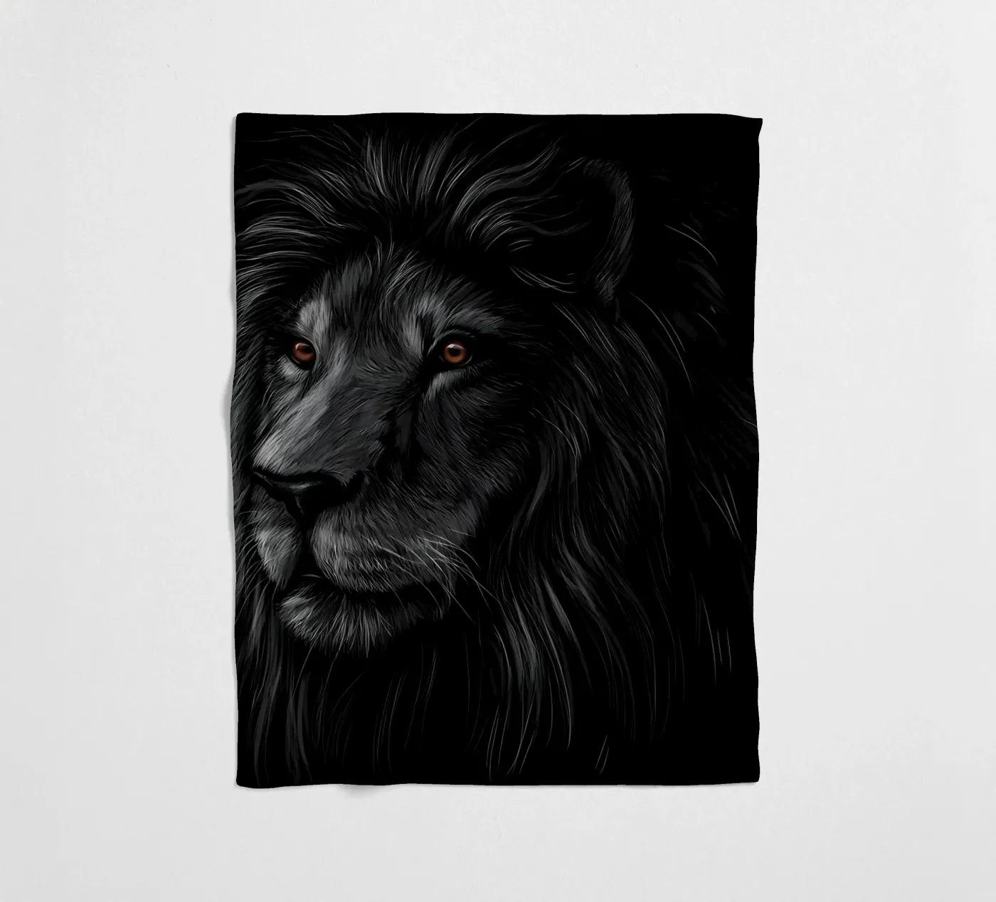Lion Fleecedecke von Delaplane