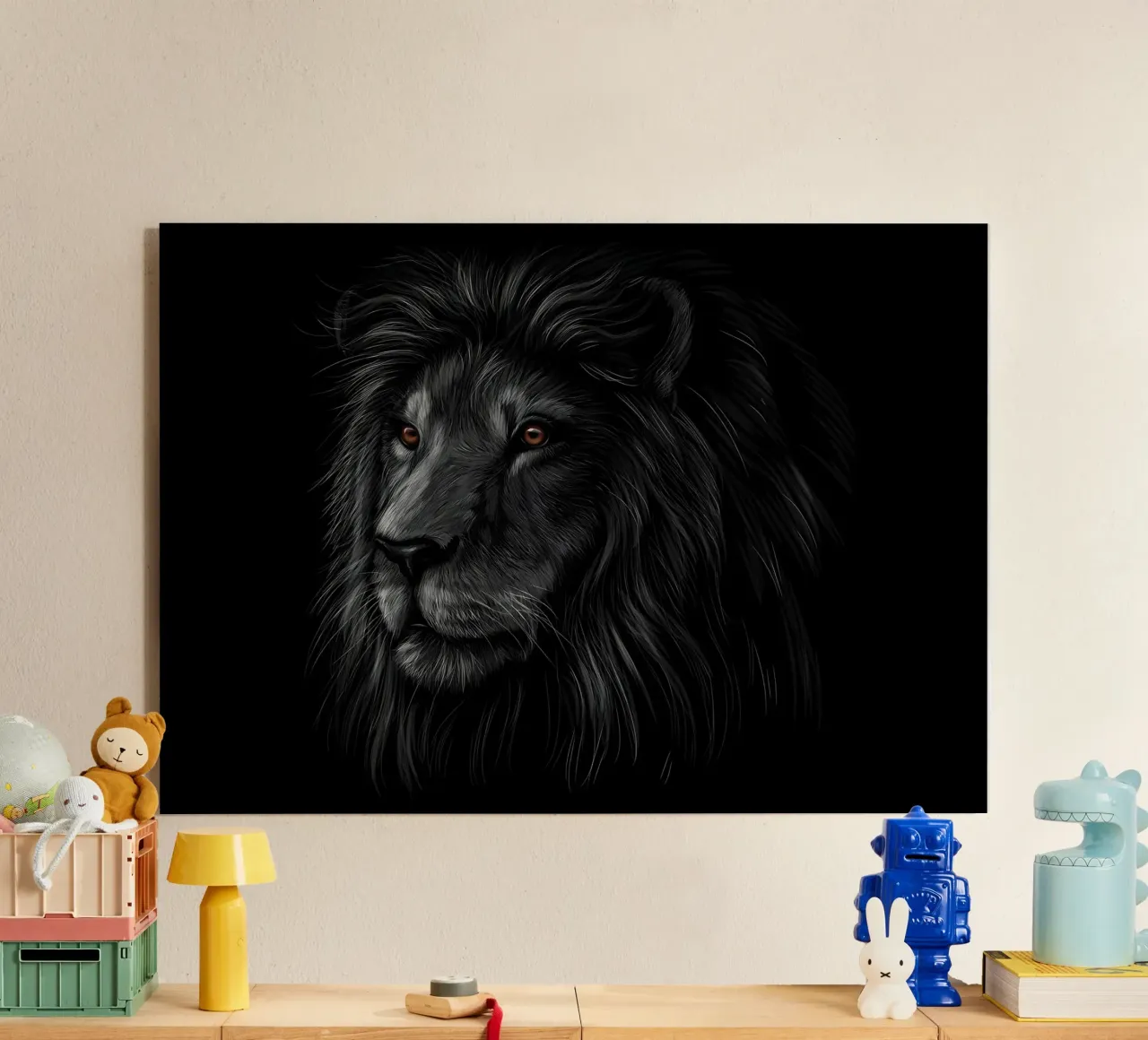 Leone plexiglass da Delaplane