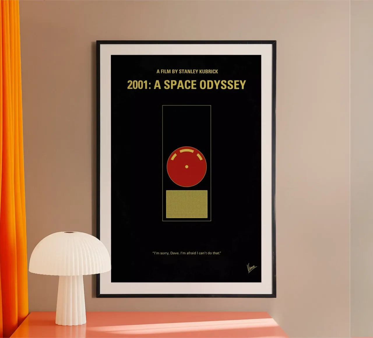 2001 - A Space Odyssey poster con telaio in plastica da Chungkong