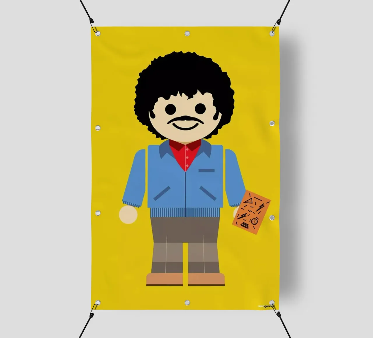 Ross Geller Toy telo in pvc da Rafa Gomes