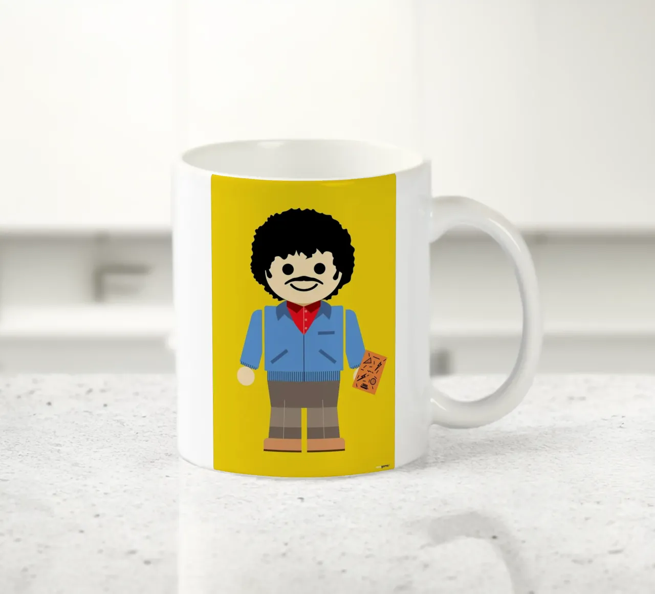 Ross Geller Toy tazza in ceramica da Rafa Gomes