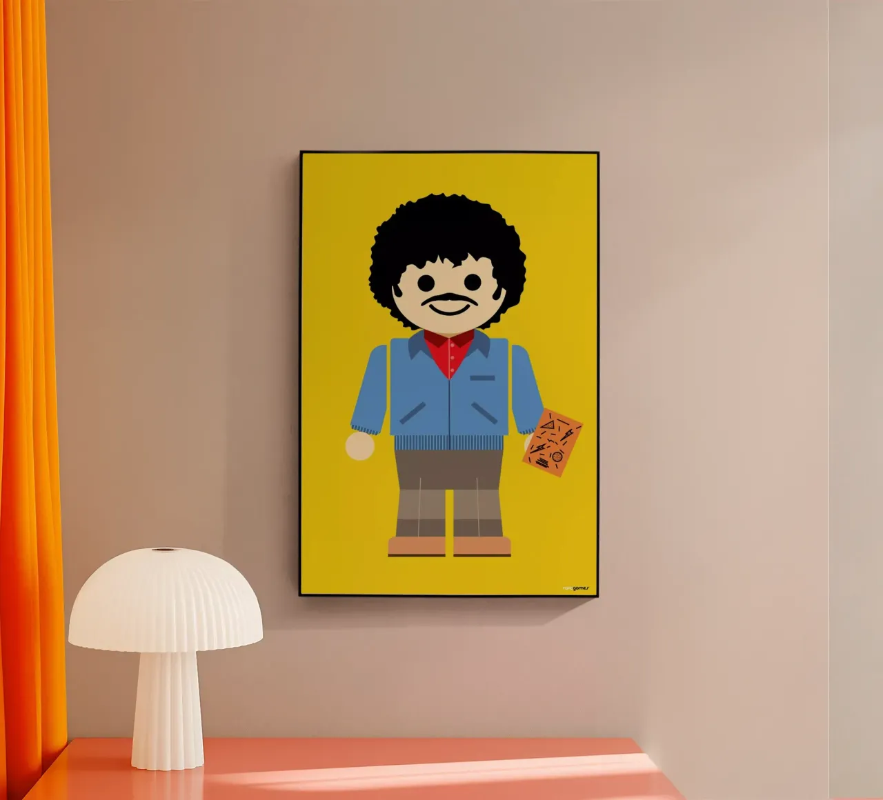 Ross Geller Toy plexiglass da Rafa Gomes