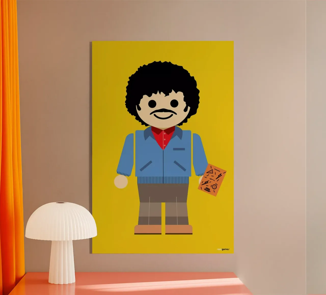 Ross Geller Toy plexiglass da Rafa Gomes