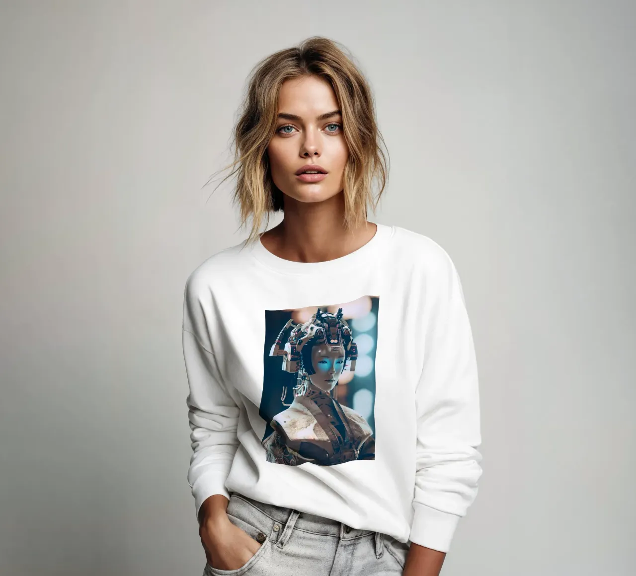 Geisha Samurai femmina felpa da Mikesell
