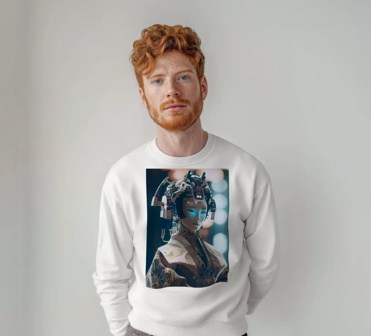 Geisha Samurai femmina felpa da Mikesell
