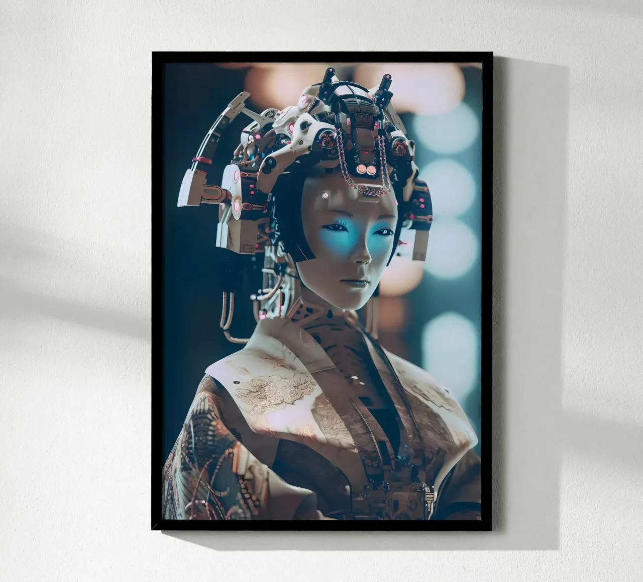 Geisha Samurai Female hahnemühle by Mikesell