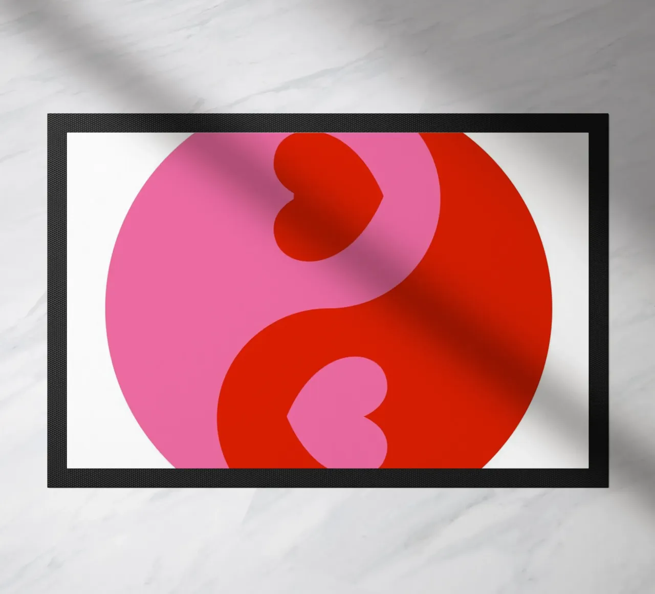 Cuori Ying Yang zerbino da pdigitalprints