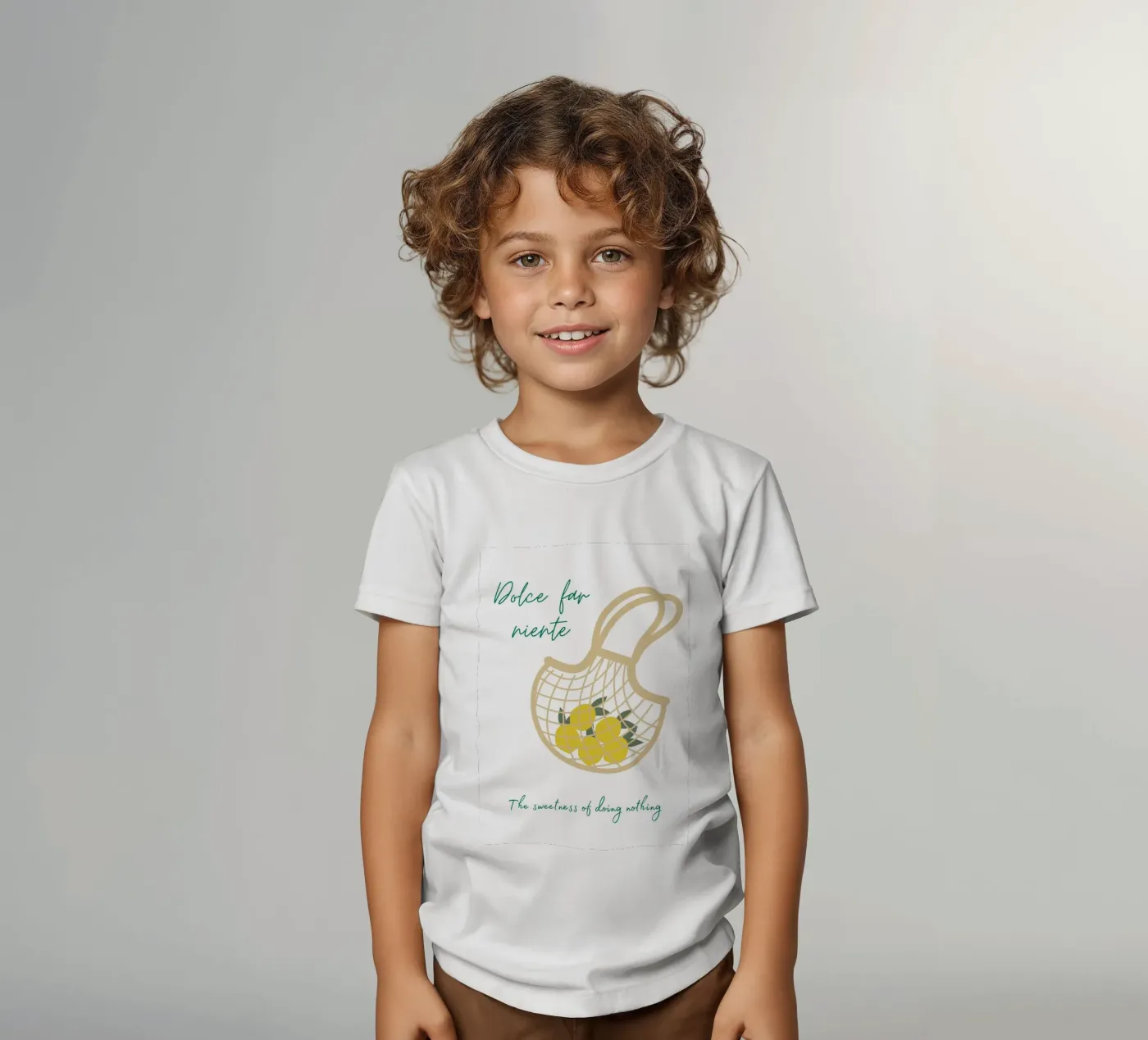 Dolce far niente t-shirt bambini da pdigitalprints