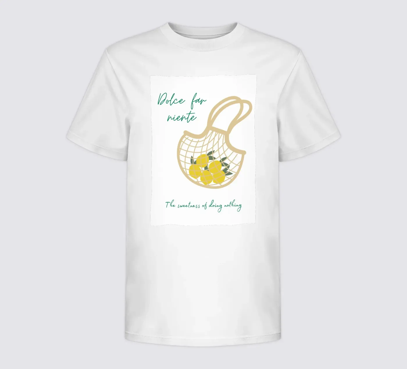 Dolce far niente t-shirt bambini da pdigitalprints