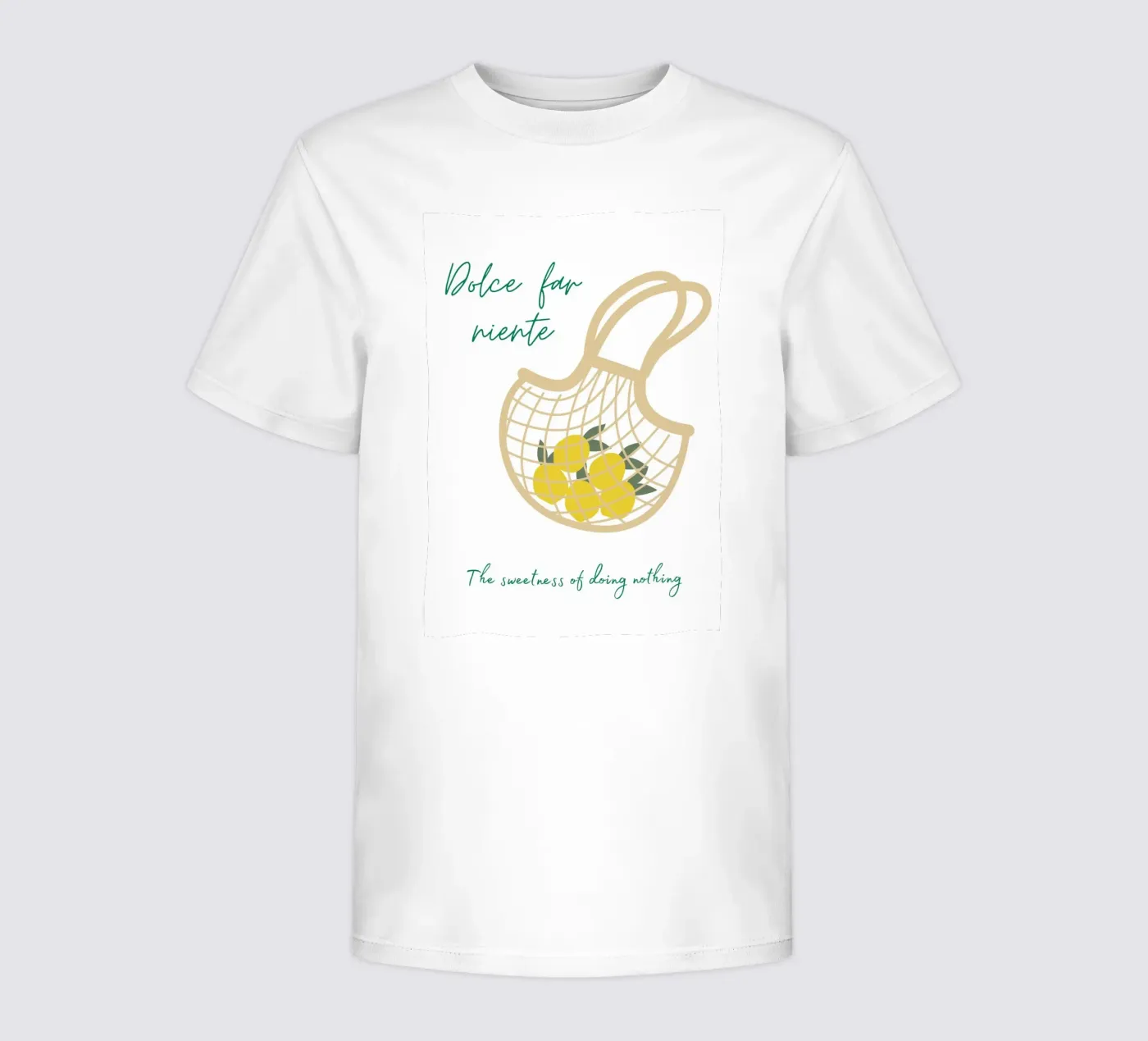Dolce far niente t-shirt bambini da pdigitalprints