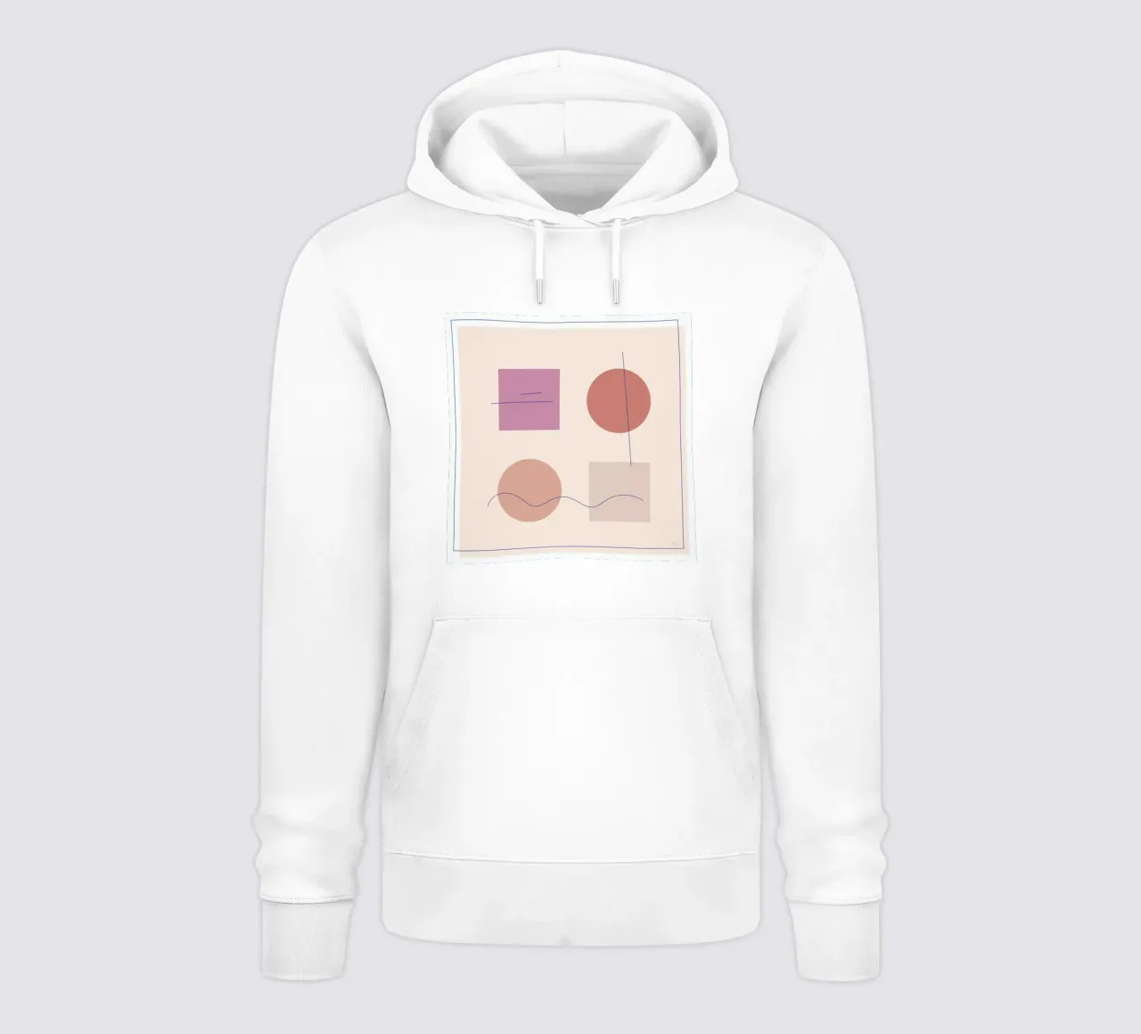 Square felpa con cappuccio da Linda Gobeta