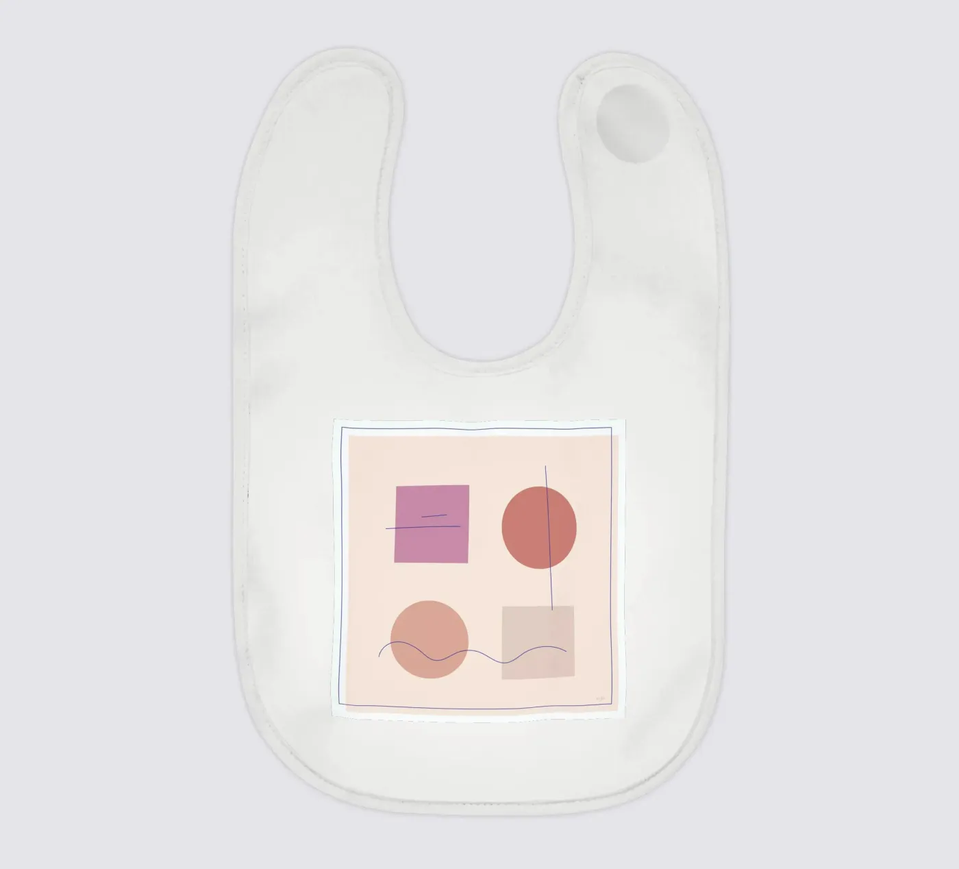 Square Babylätzchen von Linda Gobeta