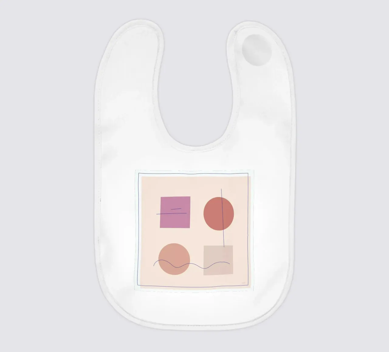 Square Babylätzchen von Linda Gobeta