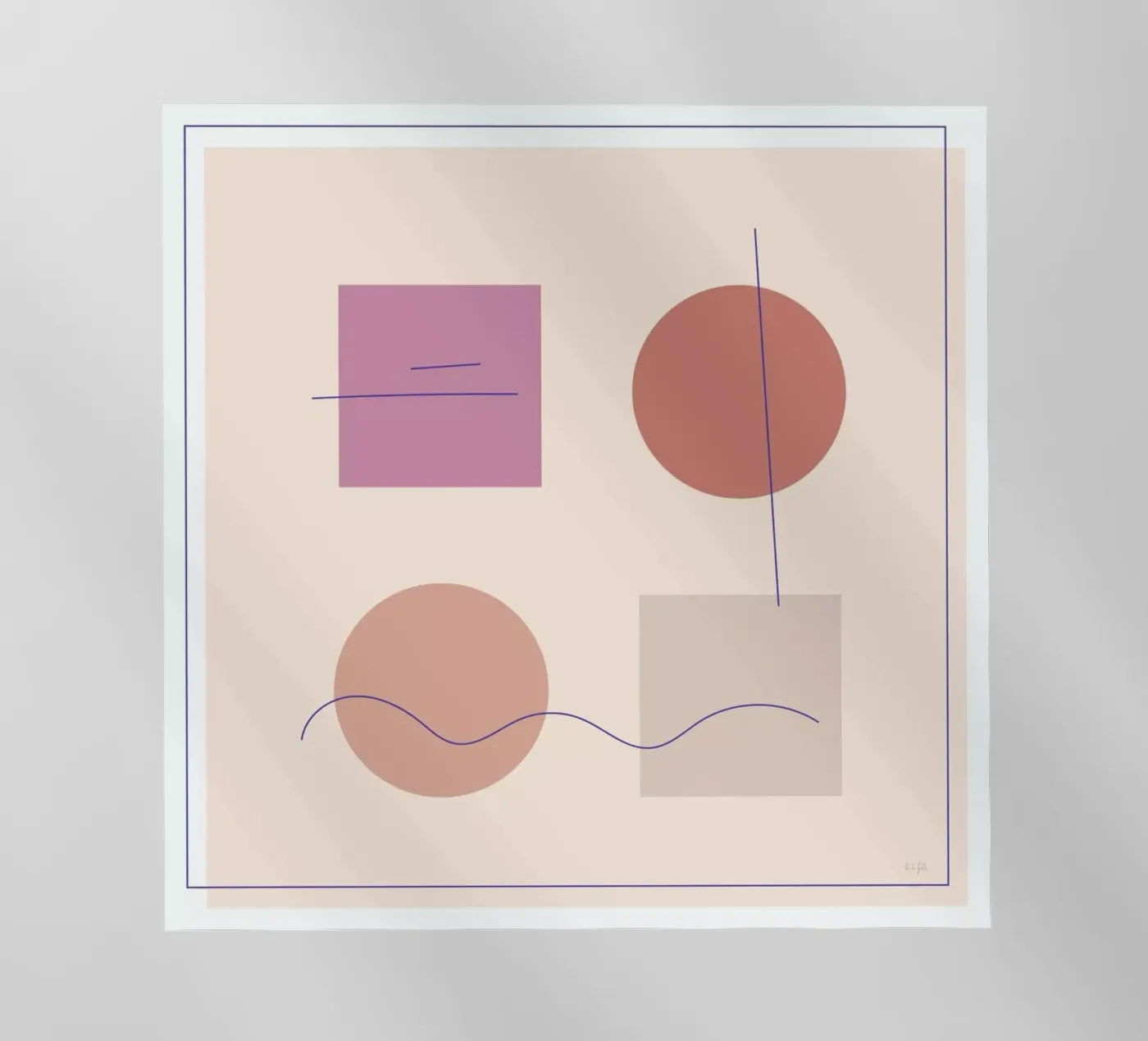 Square Backlit Folie von Linda Gobeta