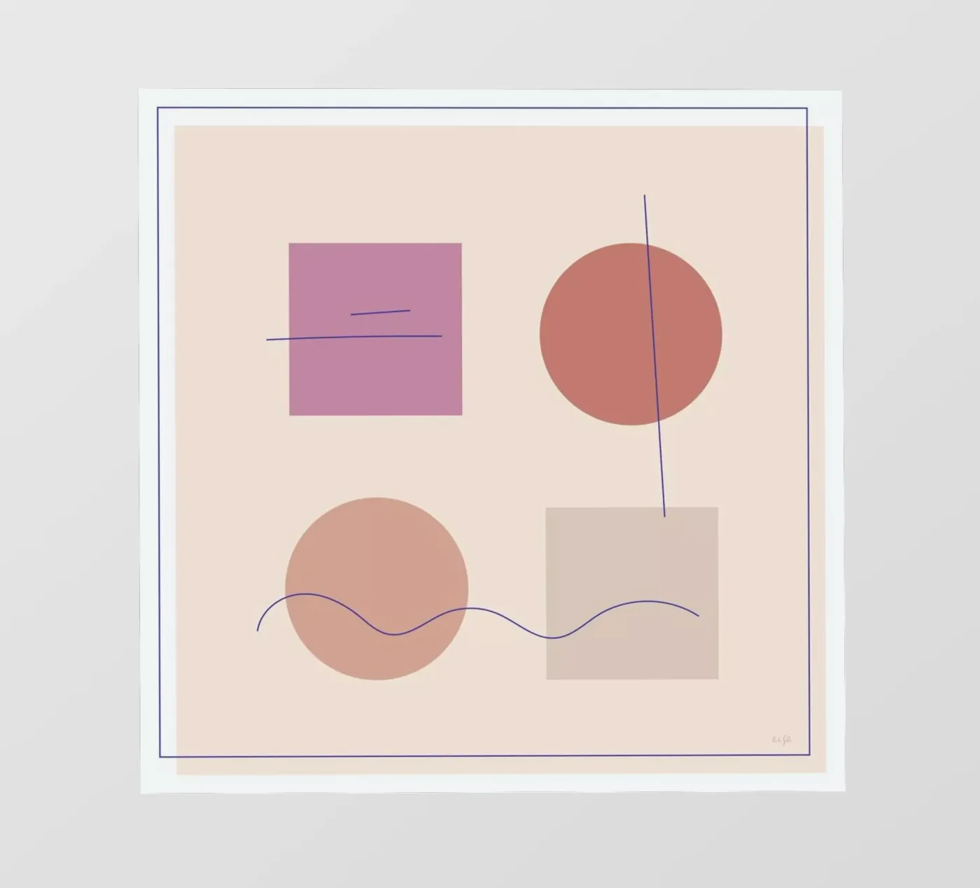 Square Backlit Folie von Linda Gobeta