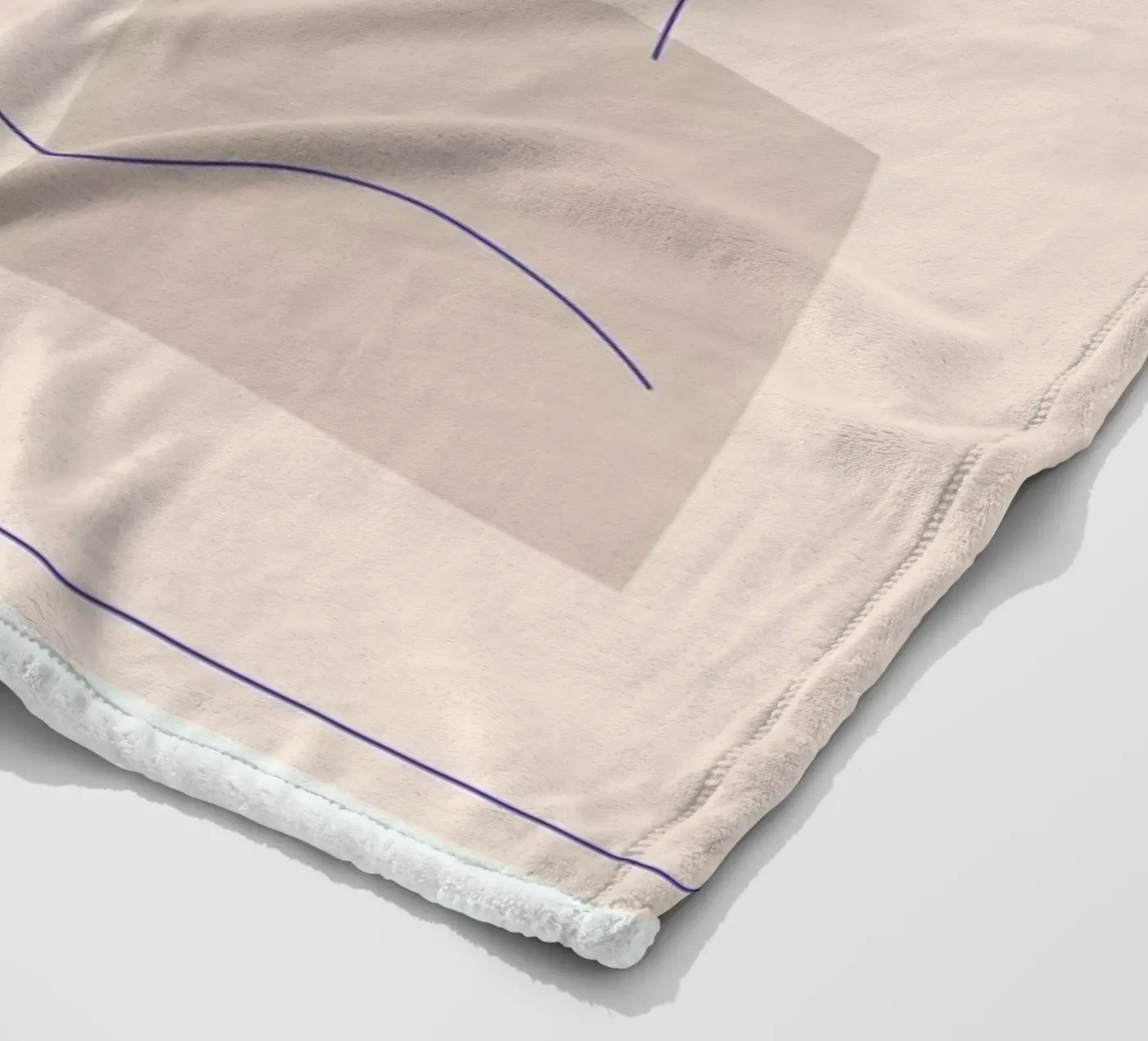 Square plaid polaire de Linda Gobeta