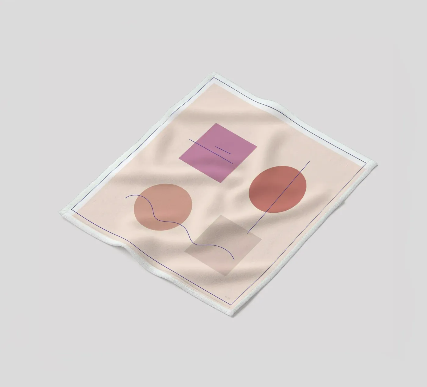 Square fleecedeken van Linda Gobeta