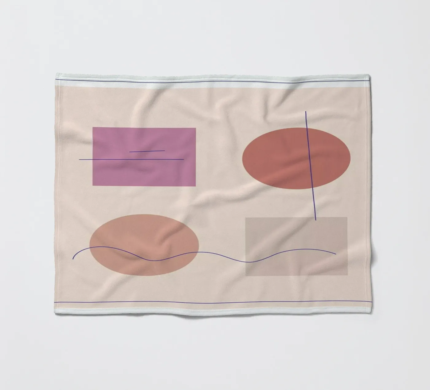 Square fleecedeken van Linda Gobeta