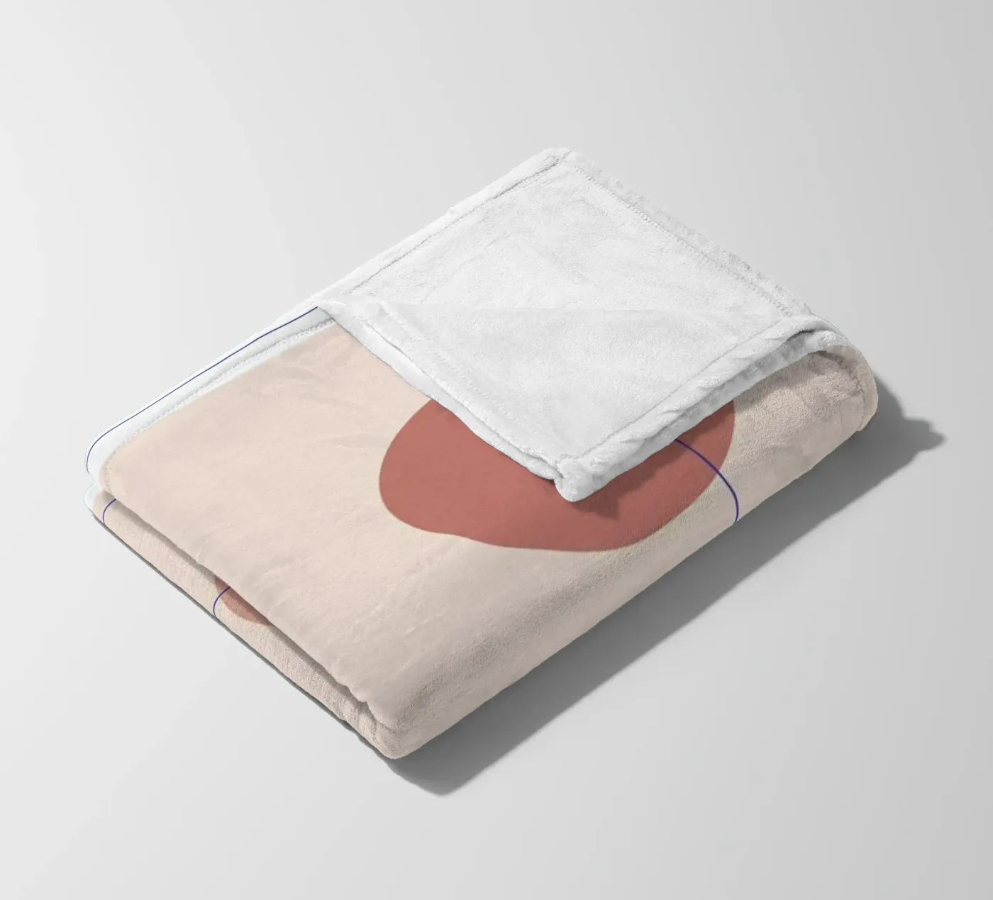 Square plaid polaire de Linda Gobeta