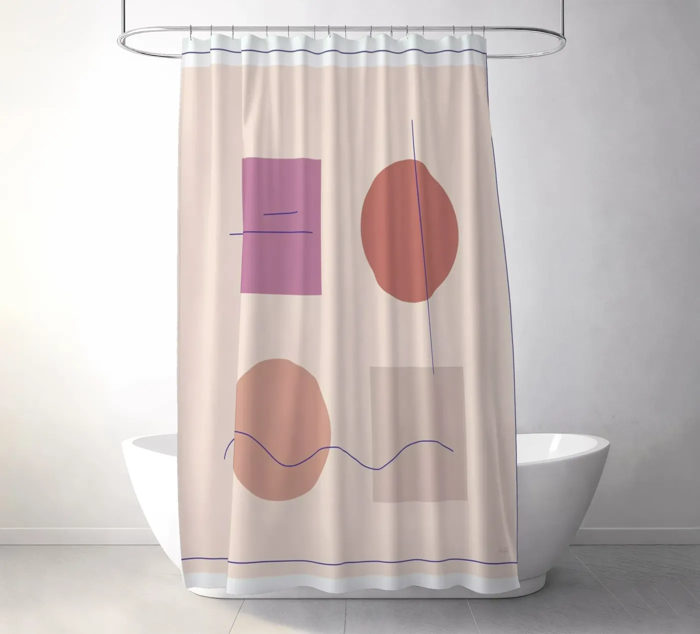 Square Duschvorhang von Linda Gobeta