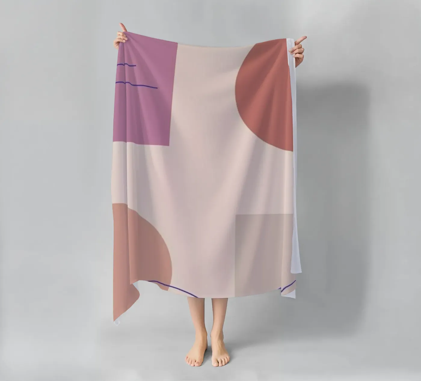 Square strandhanddoek van Linda Gobeta