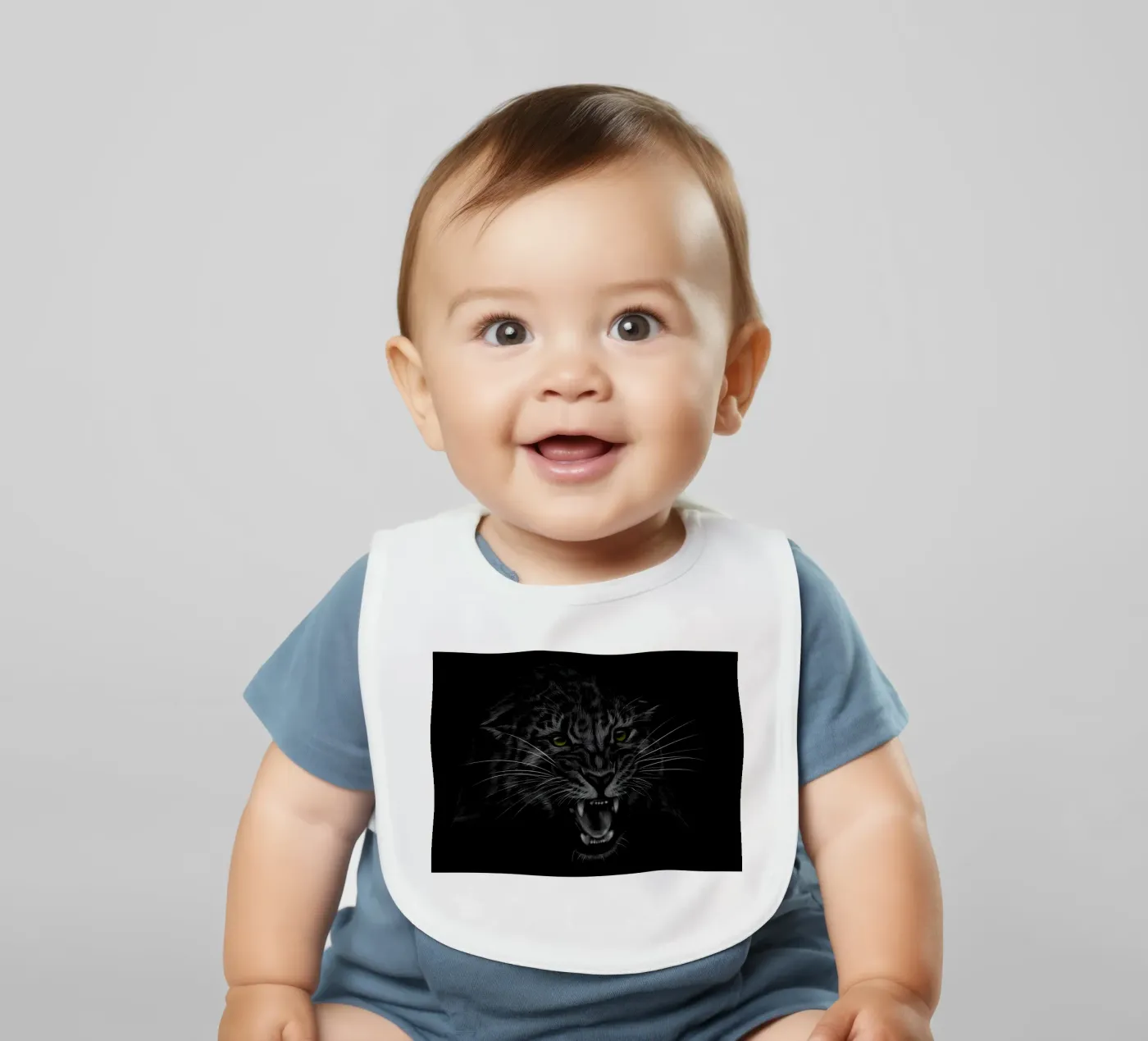 Léopard bavoir de Delaplane