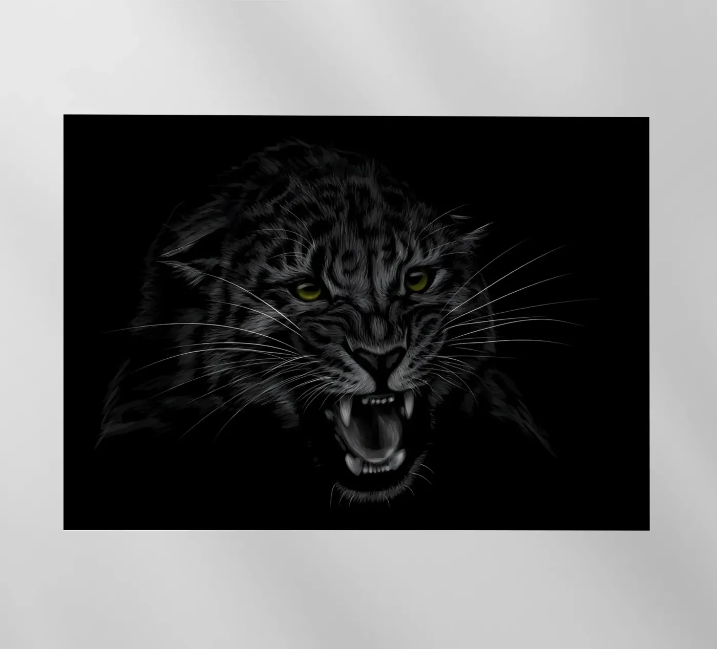 Leopard Backlit Folie von Delaplane