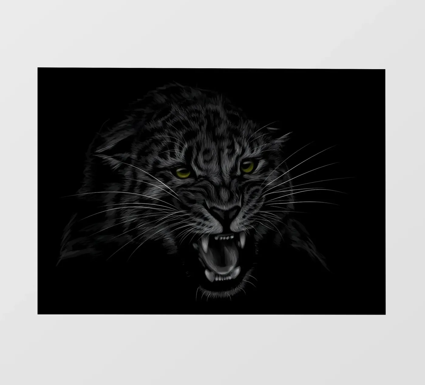 Leopard Backlit Folie von Delaplane