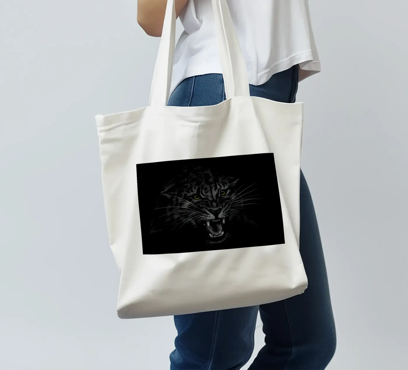 Leopard tote bag by Delaplane