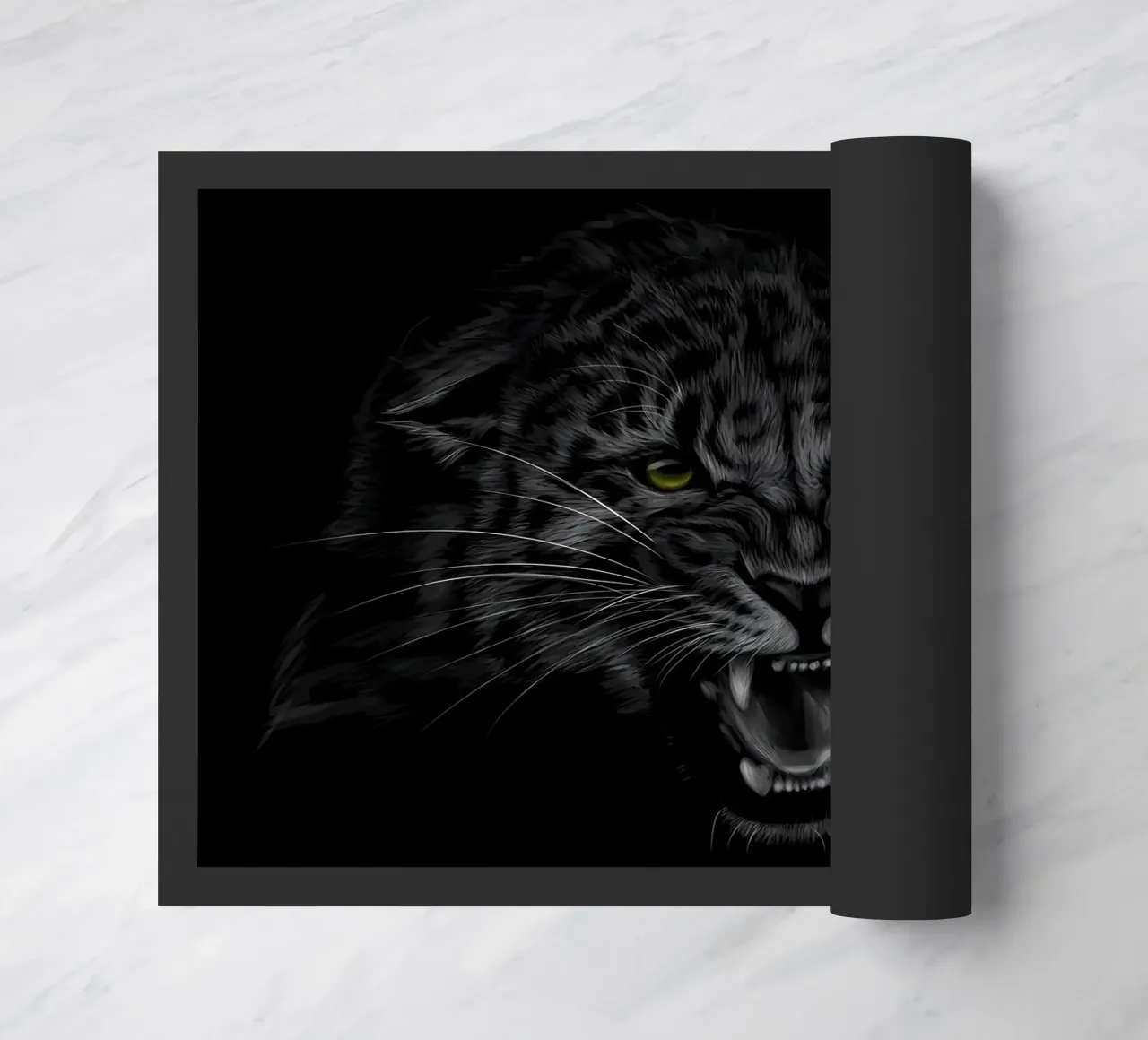 Leopard doormat by Delaplane