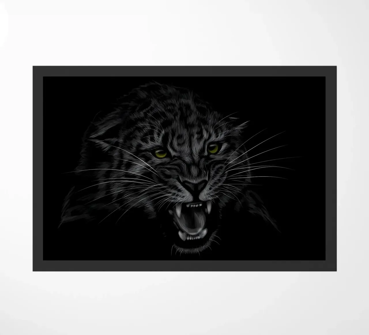 Leopard doormat by Delaplane