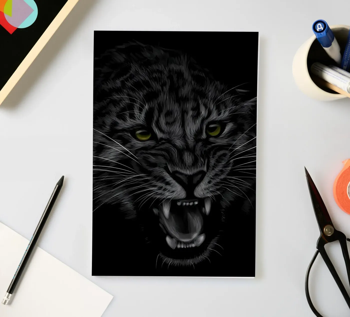 Leopard notebook by Delaplane